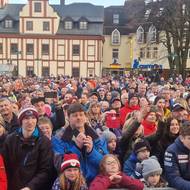 Centrum Vrchlabí bylo plné sportovních fanoušků.