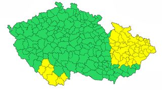 Napadne až 15 centimetrů sněhu, varují meteorologové