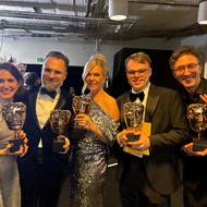 Výprava tvůrců filmu na ceremoniálu s cenami BAFTA