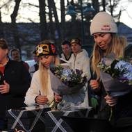 Velkého  potlesku se dočkali všichni olympionici, včetně Evy Adamczykové a Terezy Voborníkové.