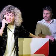 Petra Králová v představení Eva! s manželem Radovanem.