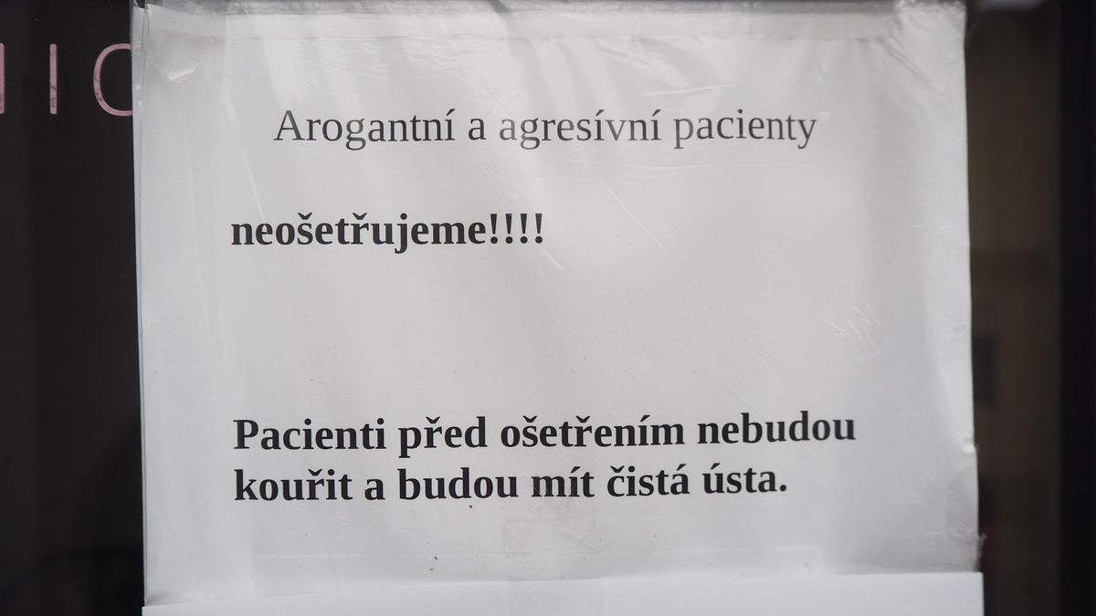 Arogantní doprovod, pacient nebude ošetřen. Lidé si stěžují na zubní pohotovost v Ostravě