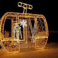 Lanovka na vrcholu vyhlídkové věže