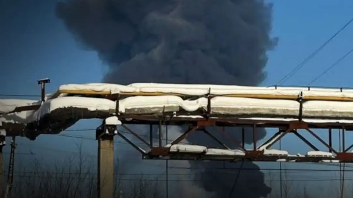 Rekordní dolet. Ukrajinské drony zasáhly rafinerii v ruské Republice Komi