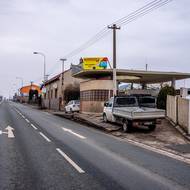 Postavena byla v roce 1939. Zásobovaly ji dvě podzemní nádrže, každá o obsahu 5000 litrů paliva.