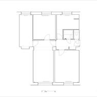 Půdorys původní podoby bytu