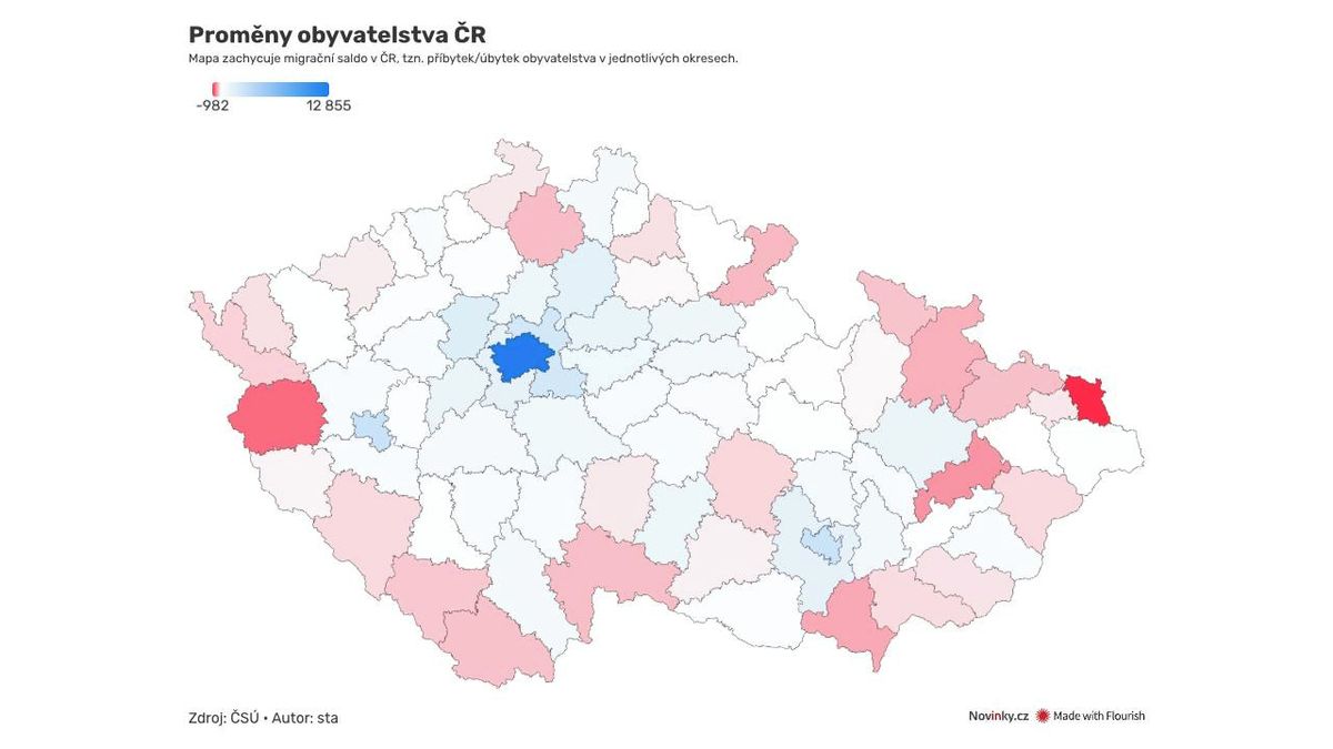 MAPA: Odliv mladých ohrožuje budoucnost řady regionů, mohou zanikat obce