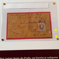 Dopis adresovaný pradědečkovi Audrey Hepburn do Prahy