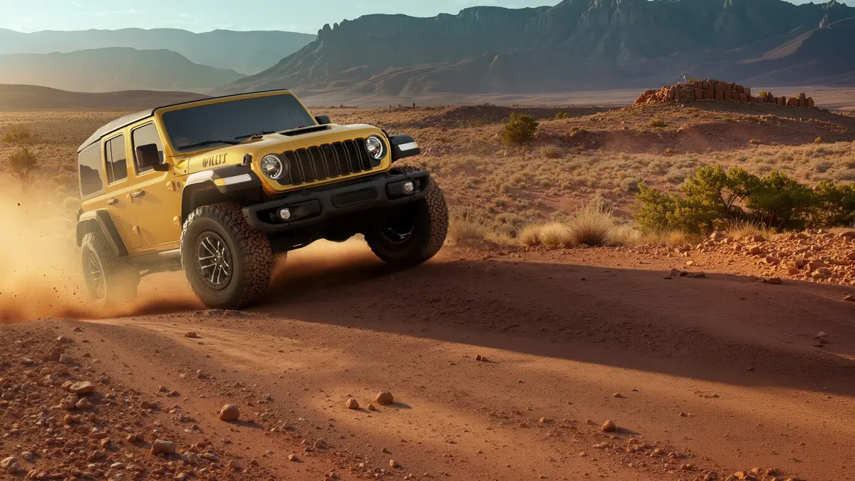 Decentní vzhled a pořádný výkon. Jeep ukázal speciální Wrangler s motorem V8