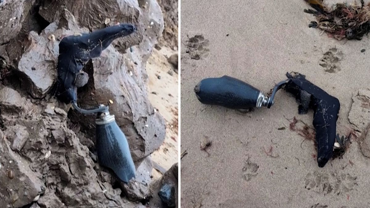 Žena ztratila na pláži protézu. Po měsících ji našli o 23 kilometrů dále i s ponožkou