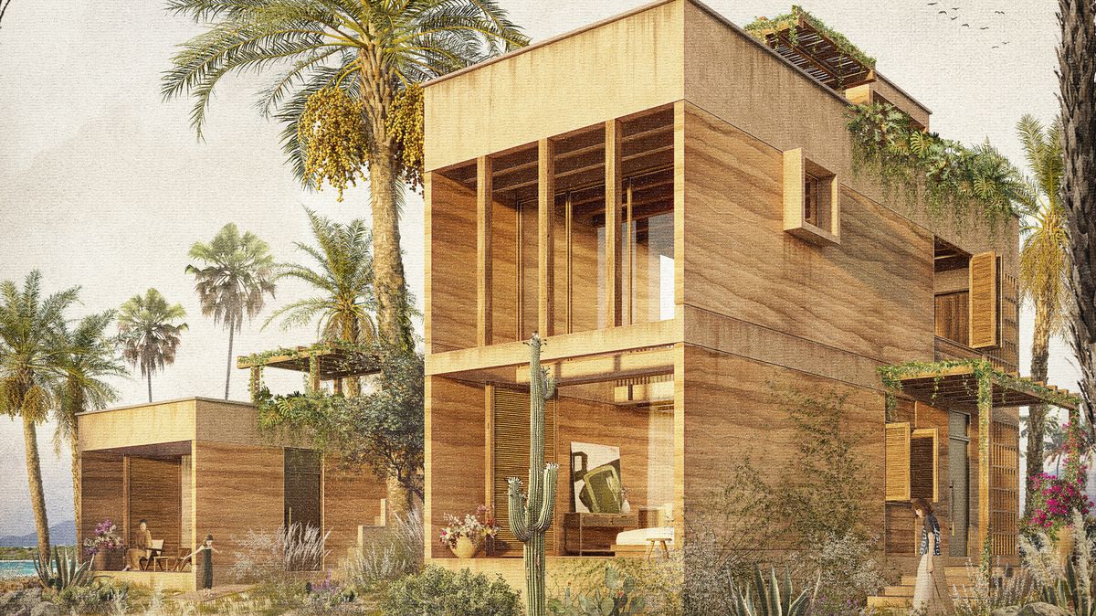 Vila v Mexiku coby tichý pozorovatel střetu dvou titánů – pouště a oceánu