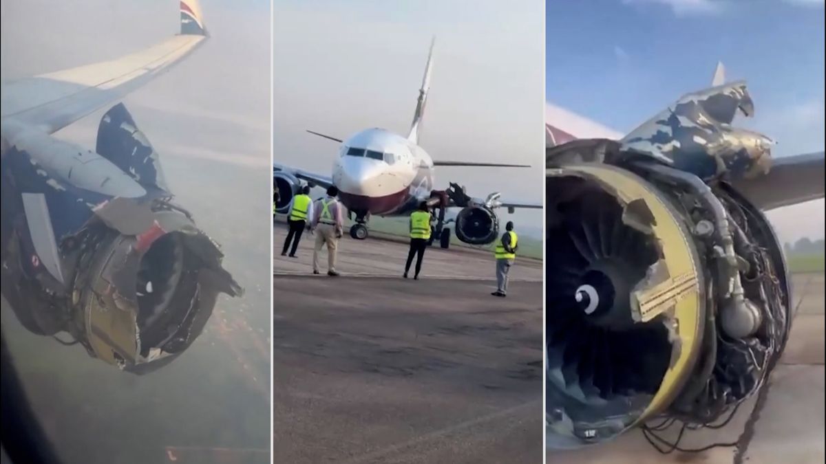 Boeingu v Nigérii během letu explodoval motor