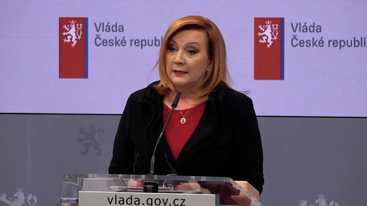 Tisková konference po jednání vlády