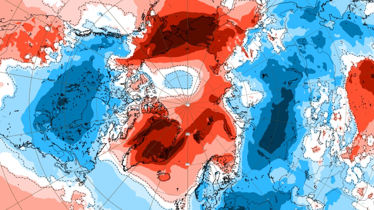 Zima naruby: Arktida rekordně teplá, mrazy míří na jih