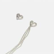 Náušnice se srdíčky a řetízky, Lhotská Jewellery, 2600 Kč