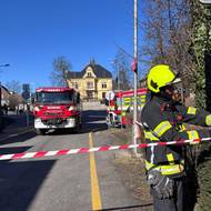 Vytyčen byl bezpečnostní perimetr.