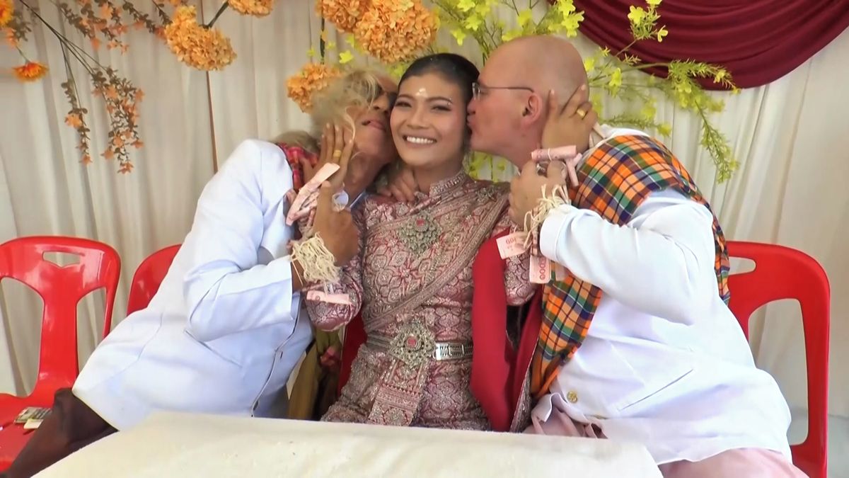 Thajka si na jedné svatbě vzala rovnou dva Rakušany