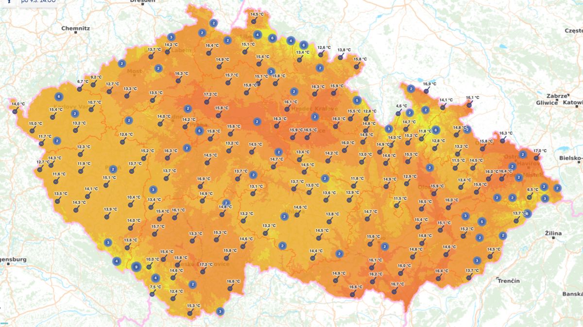 Ráno mrzne, přes den je na tričko. Proč jsou teplotní rozdíly i přes 20 °C