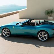 Ferrari Amalfi Spider v barvě zelené Costiera