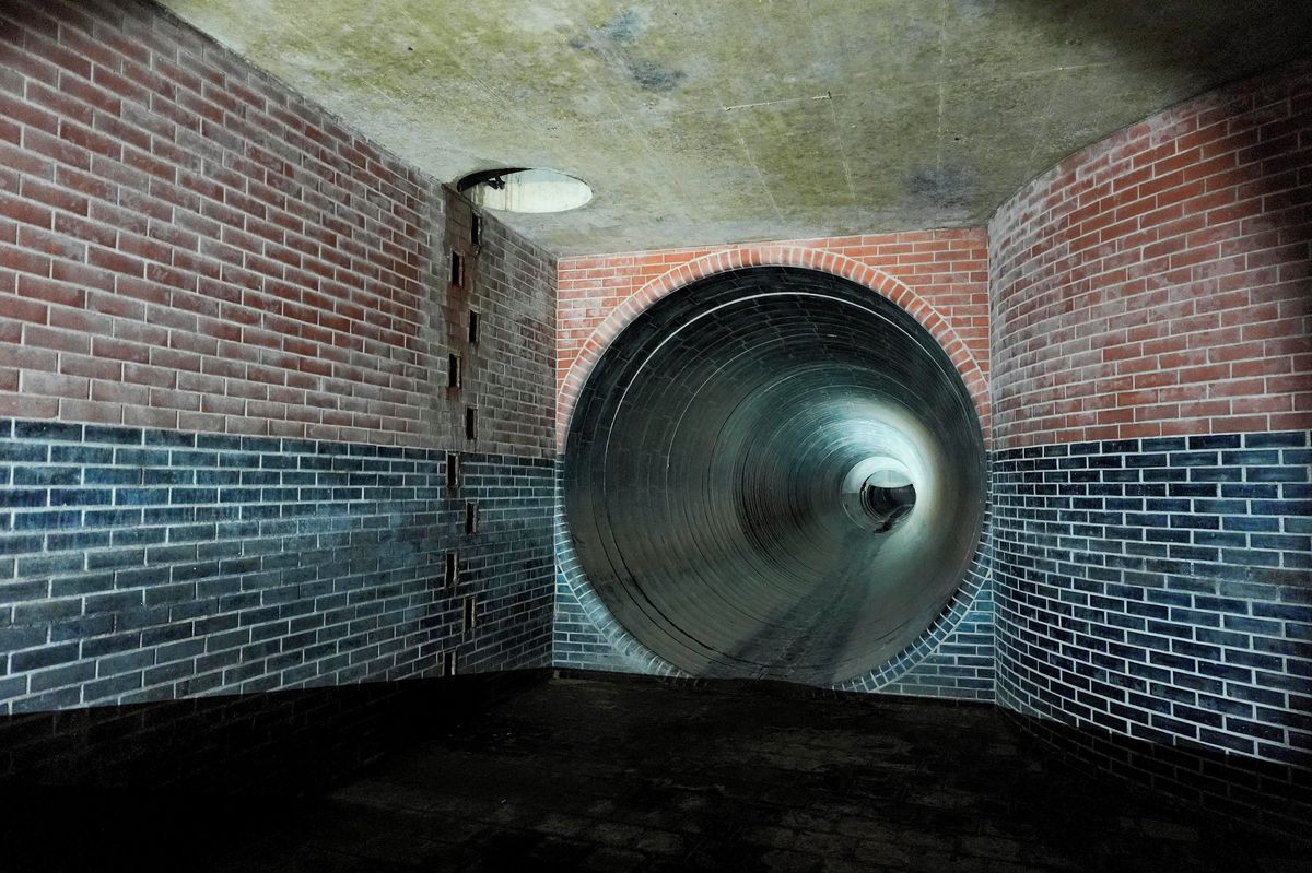 FOTO: Obří podzemní prostor pod Karlínem umí zabránit dalším povodním