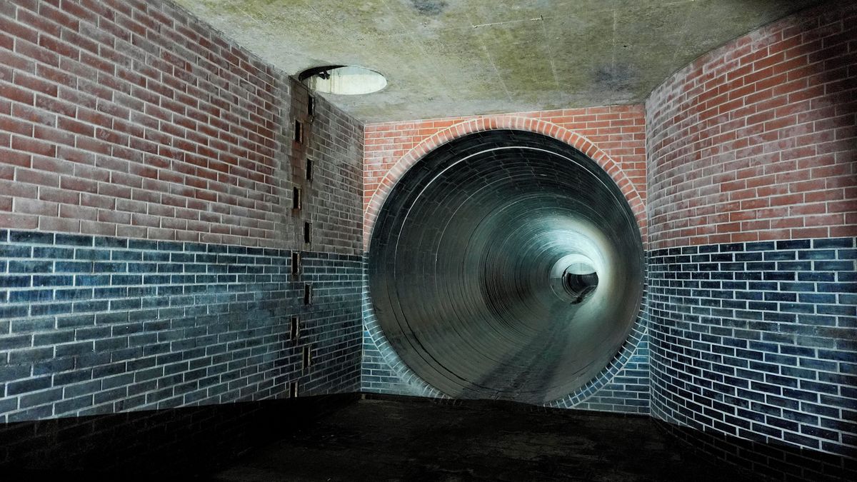 FOTO: Obří podzemní prostor pod Karlínem umí zabránit dalším povodním