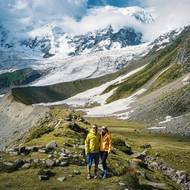 Pod osmitisícovkou Rakaposhi v Pákistánu