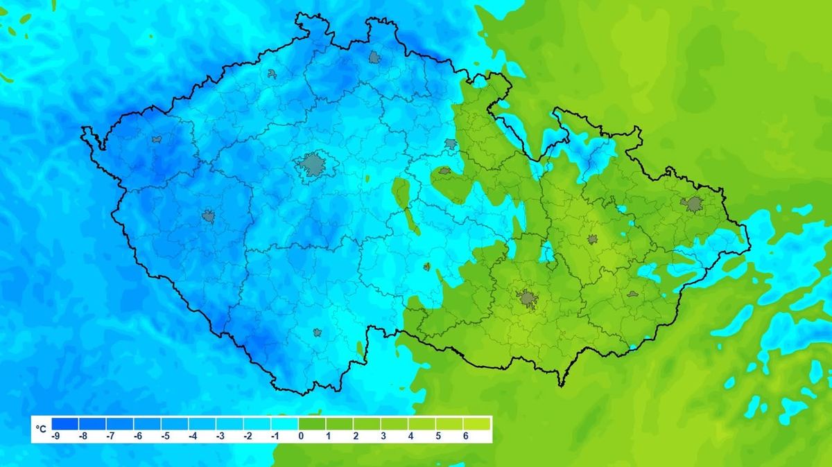 Na Šumavě naměřili ráno -14 stupňů