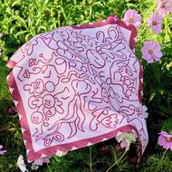 Hedvábný šátek Grounded, Ademi Studio, 100% hedvábí, 2490 Kč