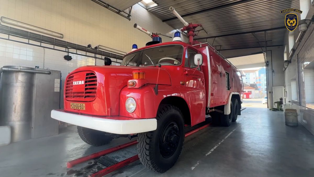 Tatra sloužila jihočeským hasičům padesát let. Rovnou do muzea zamířila v perfektním stavu