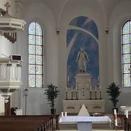 Pohled na hlavní oltář