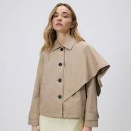 Krátký trenčkot se šálou, Reserved, 1799 Kč