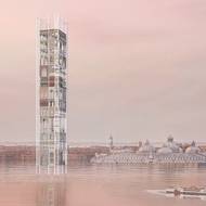 Zajímavý nápad představuje mrakodrap navržený do vod Benátského zálivu. Má fungovat jako muzeum a zároveň cosi jako lapidárium. Se stoupající hladinou vody budou Benátky přicházet o stále více a více svých pokladů, které by tak bylo možné přemisťovat do jednotlivých pater mrakodrapu. Mrakodrap navrhl tým z USA.