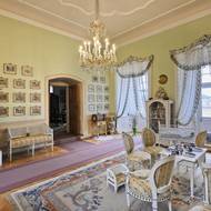 Horšovský Týn. Pohled do zámecké expozice