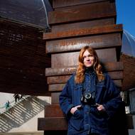 Ester Geislerová při rozhovoru k výstavě v DOX.