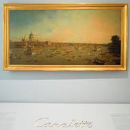 Londýn: Primátorská slavnost na Temži, mistrovské dílo Giovanniho Antonia Canala (Canaletta)