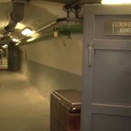 Nahlédnutí do jedné z dlouhých chodeb protiatomového krytu Folimanka