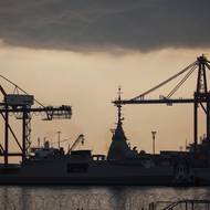 HS Kimon v kyperském doku.