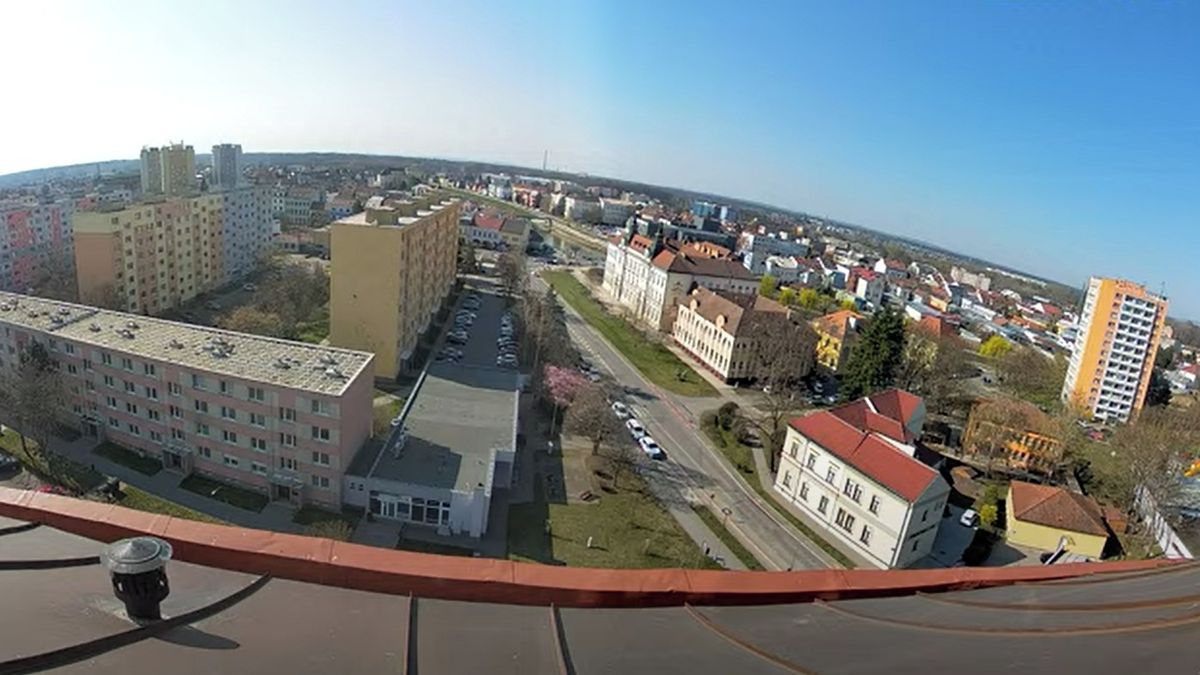 Výhledy na Břeclav z vodárenské věže, jako dárek ke Světovému dni vody 
