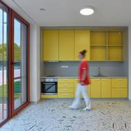 Každá z domácností má své vlastní zázemí a nezávisle fungující personál.