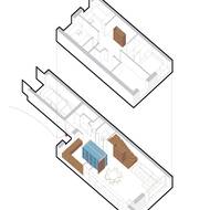 Půdorys obou podlaží domu v nové podobě