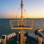 Plavba lodí přes Kaspické moře z Ázerbájdžánu do Kazachstánu je skutečný zážitek.