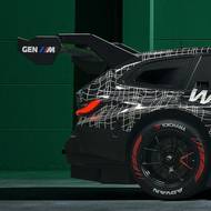 Vůz má unikátní aerodynamické úpravy, včetně nového křídla.