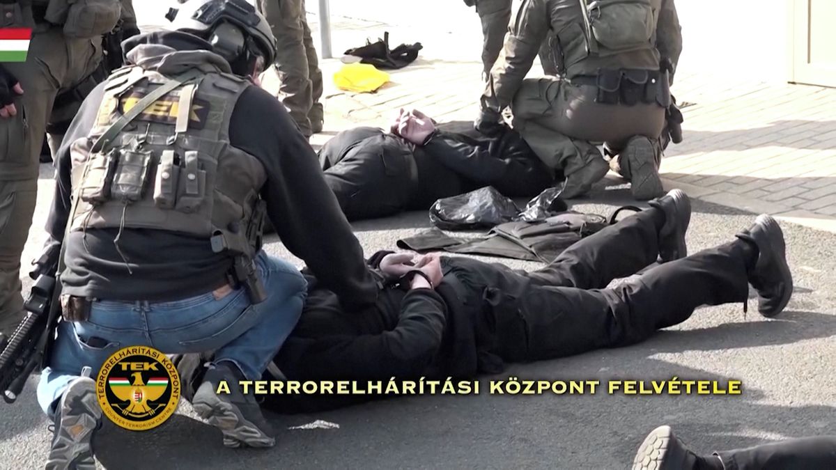 Zásah jak z akčního filmu. Maďaři zveřejnili záběry zatčení sedmi Ukrajinců