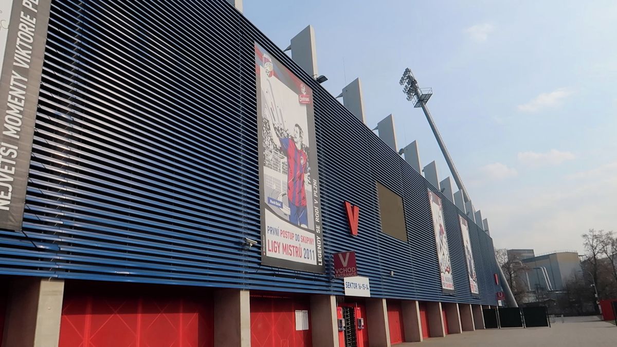 Stadion plzeňské Viktorky doplní nová přístavba za více než sto milionů. Přeje si ji UEFA