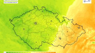 Morava a Slezsko překonávaly rekordní teploty, v Čechách rtuť nepřelezla desítku