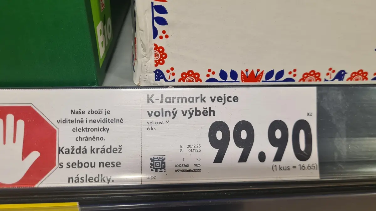 Velikonoční vejce vyjdou draho, může za to chřipka i zákaz klecí