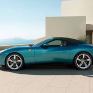 Ferrari Amalfi Spider v barvě zelené Costiera