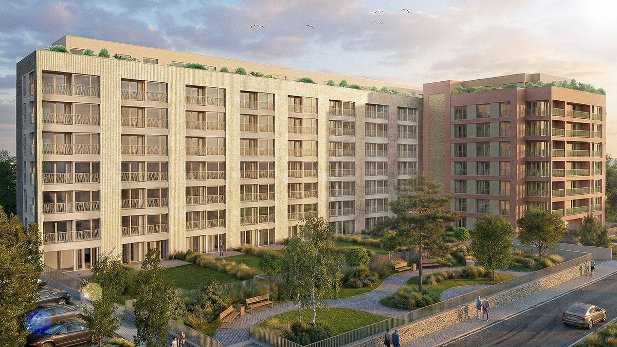 V Brně vznikne za dvě miliardy 190 bytů na půli cesty mezi centrem a obchodními zónami