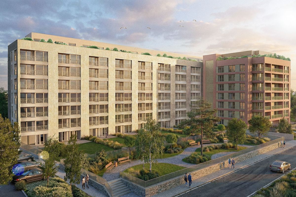 V Brně vznikne za dvě miliardy 190 bytů na půli cesty mezi centrem a obchodními zónami
