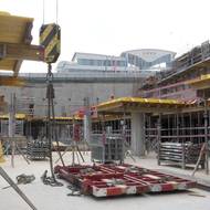 Stavba komplexu šesti budov nazvaný Dornych